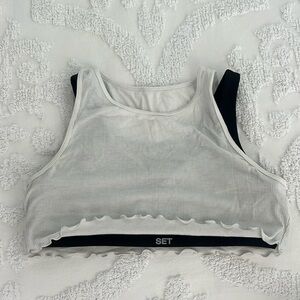 SET Active Parke collab tank sports bra